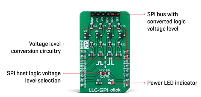 Mikroe MIKROE-3298 LLC SPI Click
